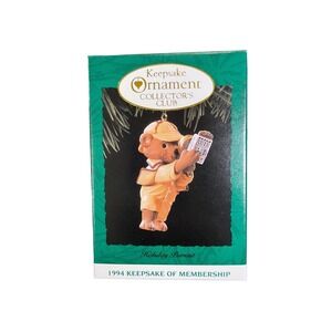 Detective Bear Holiday Pursuit 1994 Hallmark Keepsake Ornament Collectors Club
